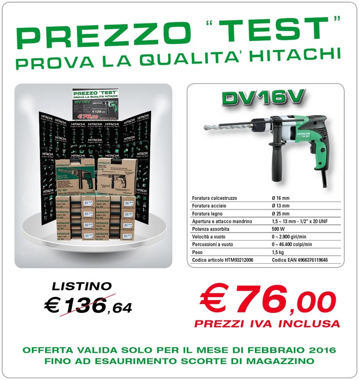 Prezzo Test - Febbraio