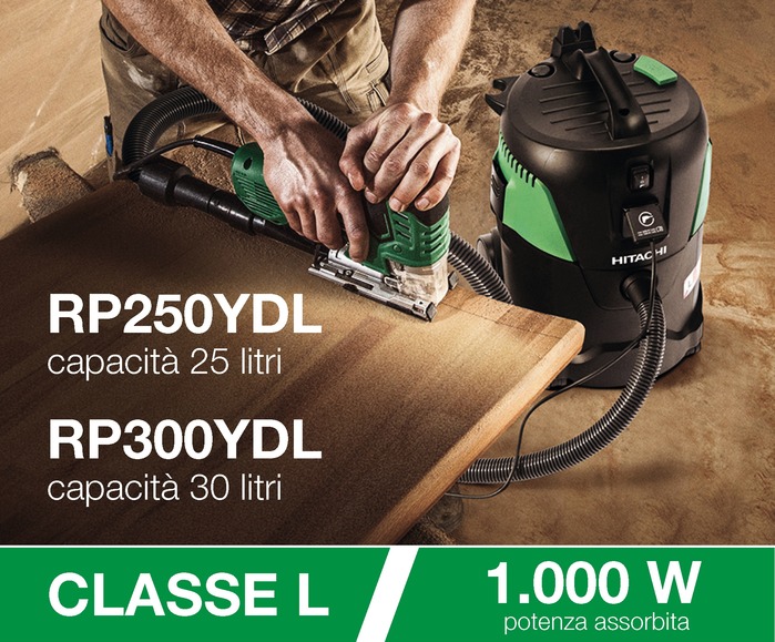 Nuovi aspiratori RP250YDL e RP300YDL