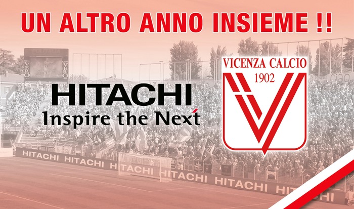 Hitachi è sponsor di Vicenza Calcio