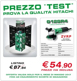 Campagna "Prezzo Test - Prova la qualità Hitachi"