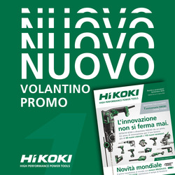 Nuovo Volantino Promozionale HiKOKI