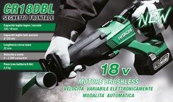 Nuovo seghetto frontale CR18DBL
