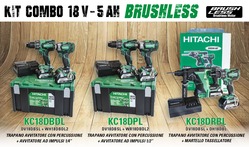Scopri i nostri Kit Combo 18 V - 5 Ah Brushless