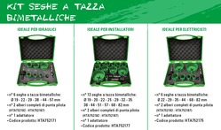 Kit seghe a tazza per specialisti