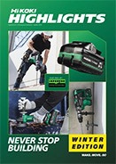 HiKOKI HIGHLIGHTS - Magazine Gennaio 2025