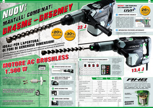 Scopri i nuovi martelli combinati Hitachi