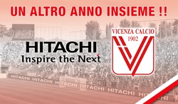 Hitachi è sponsor di Vicenza Calcio