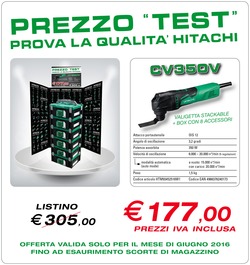 Campagna "Prezzo Test - Prova la qualità Hitachi"