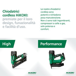 Le nostre chiodatrici cordless